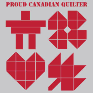 Proud Canadian Quilter QOV Tee Design